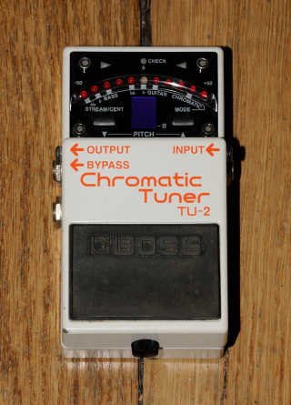 Pedal d'effet chromatic tuner tu-3