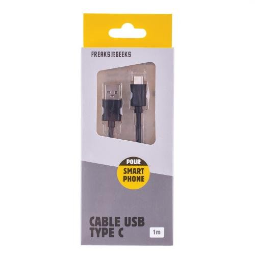 Cable type c 1m noir f&g 801141m