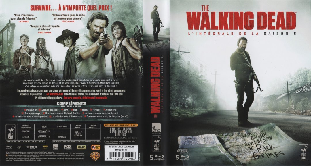 The walking dead l'integrale de la saison 5