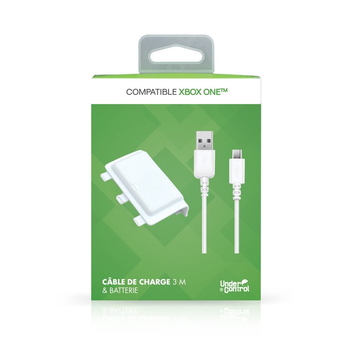 Kit play and charge xbone blanc 3311