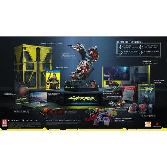 Jeu cyberpunk 2077 edition collector