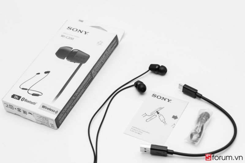 Ecouteurs sans fil bluetooth wi-c200