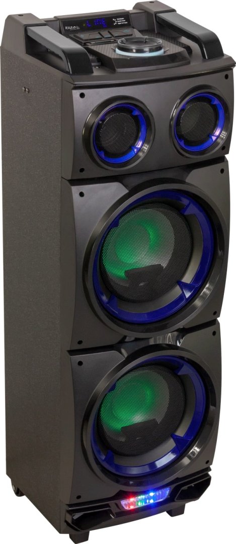 Enceinte port 2x8 300w usbbt rec standup208