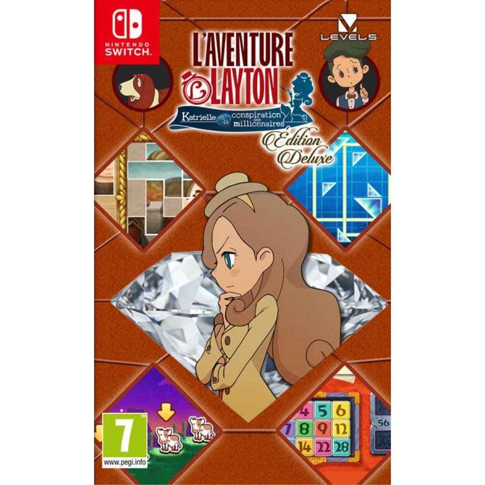 Jeu l'aventure layton : katrielle et la conspiration des millionnaires