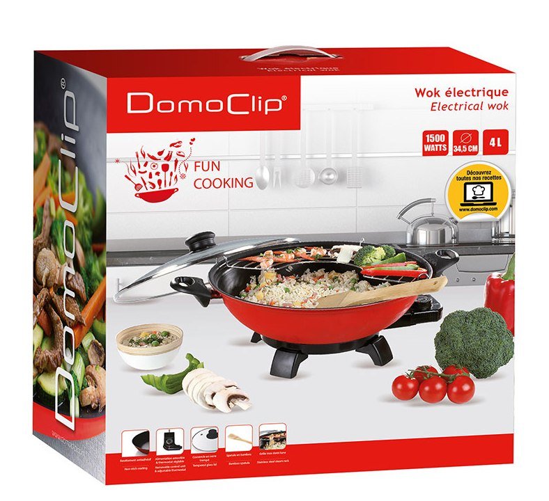 Wok electrique doc128