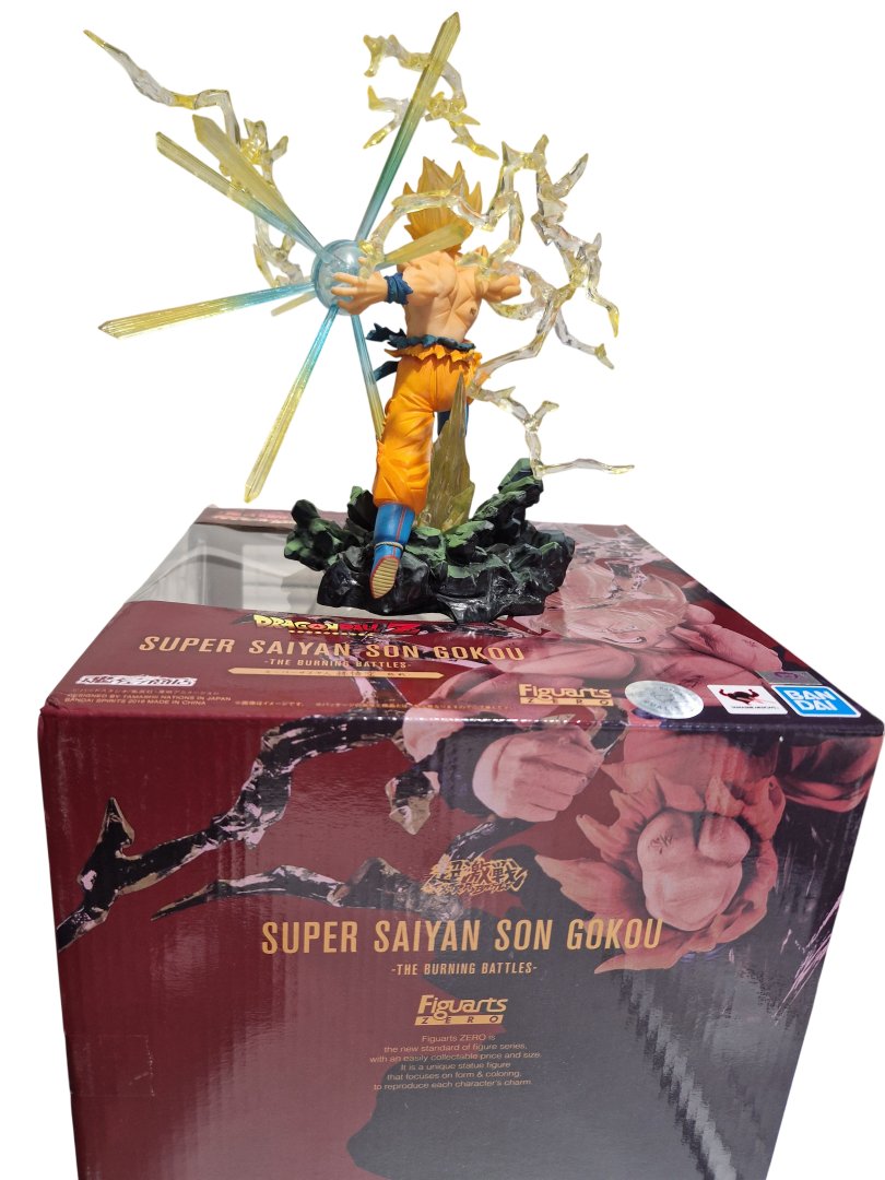 Figurine dbz burning battles super saiyan son goku