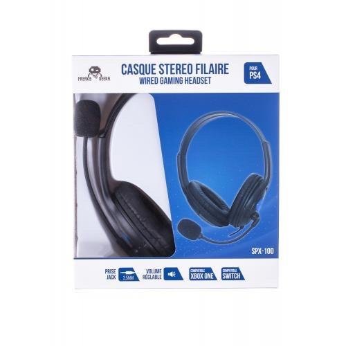 Casque double ps4/one noir spx-100