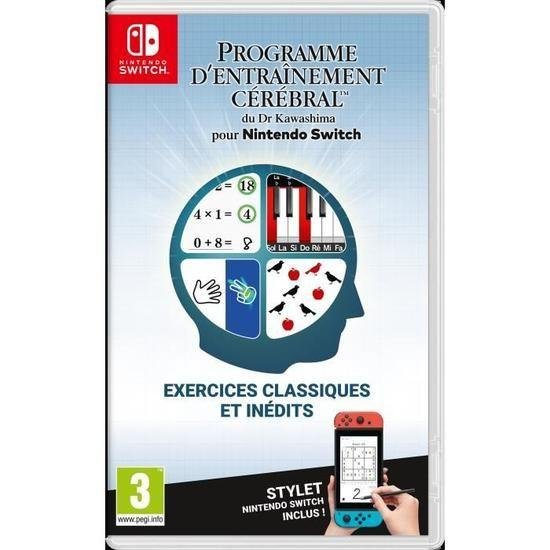Jeu programme d'entrainement cerebral du dr. kawashima