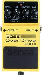 Pedale overdrive odb-3 bass