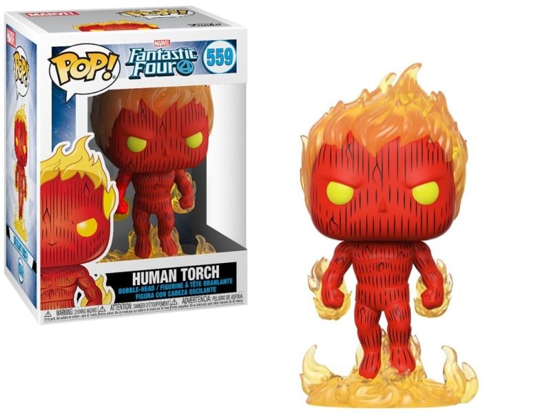Figurine human torch 559
