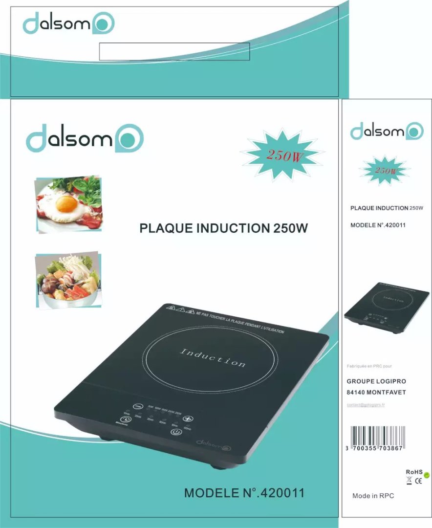 Plaque de cuisson induction 500w