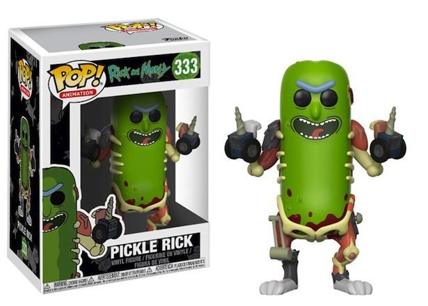 Figurine pickle rick