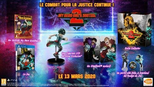 Jeu my hero : one's justice 2 edition collector