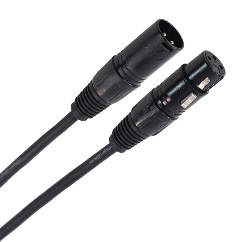 Cable xlr m - xlr f 1.5m dmx plucabdxf3xm31m50eas
