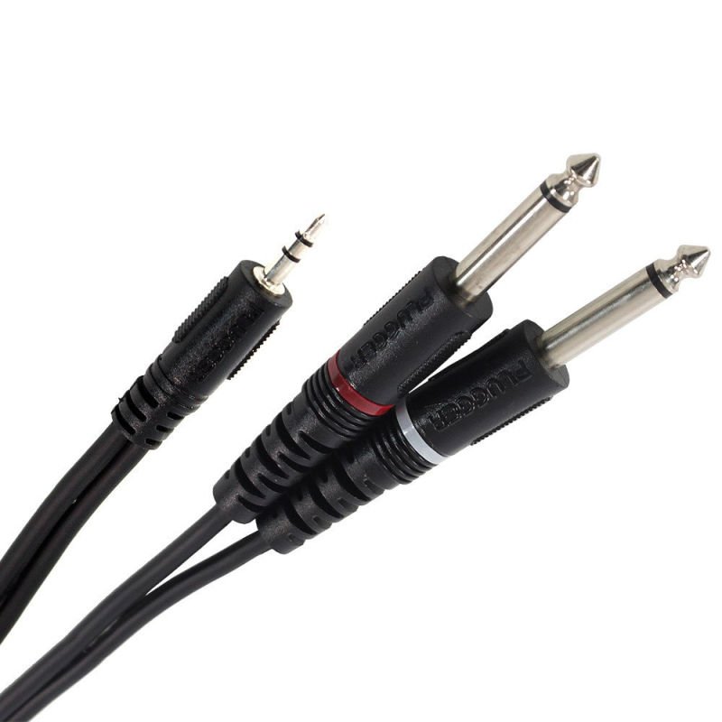 Cable y 2jack - mini jack 3m plucabymmsjmm3m00eas
