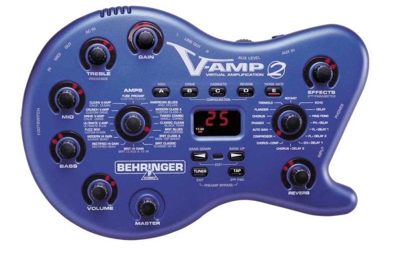 Effets v-amp 2 virtual amplification