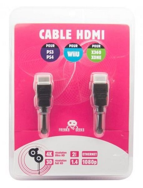 Cable hdmi 1,4 2m blister 100004