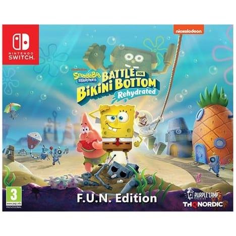 Jeu bob l'eponge : bataille pour bikini bottom : rehydrate f.u.n edition