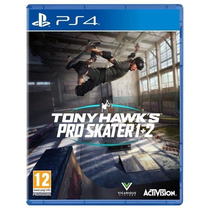 Jeu tony hawk's pro skater 1 + 2