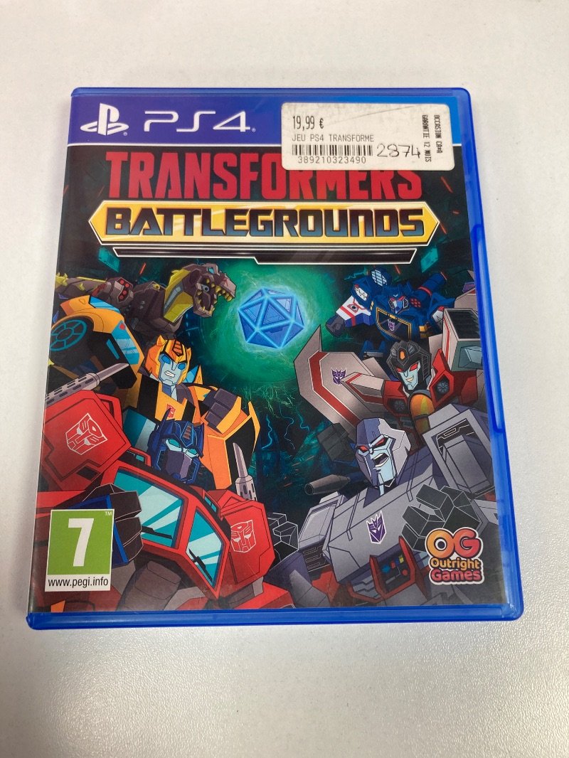 Jeu transformers: battlegrounds