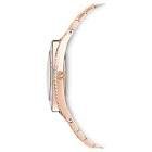 Montre a quartz crystalline aura dore