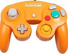 Manette gamecube filaire orange