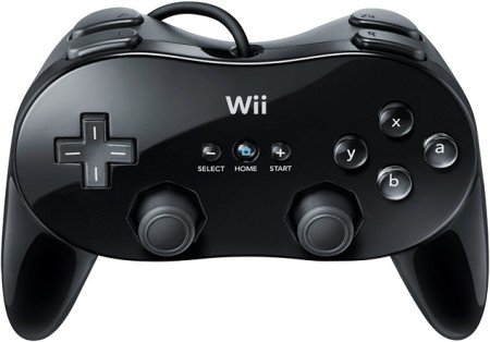Manette wii filaire classic pro rvl-a-r2k