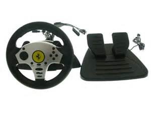 Volant + pedalier ps1/ps2 ferrari