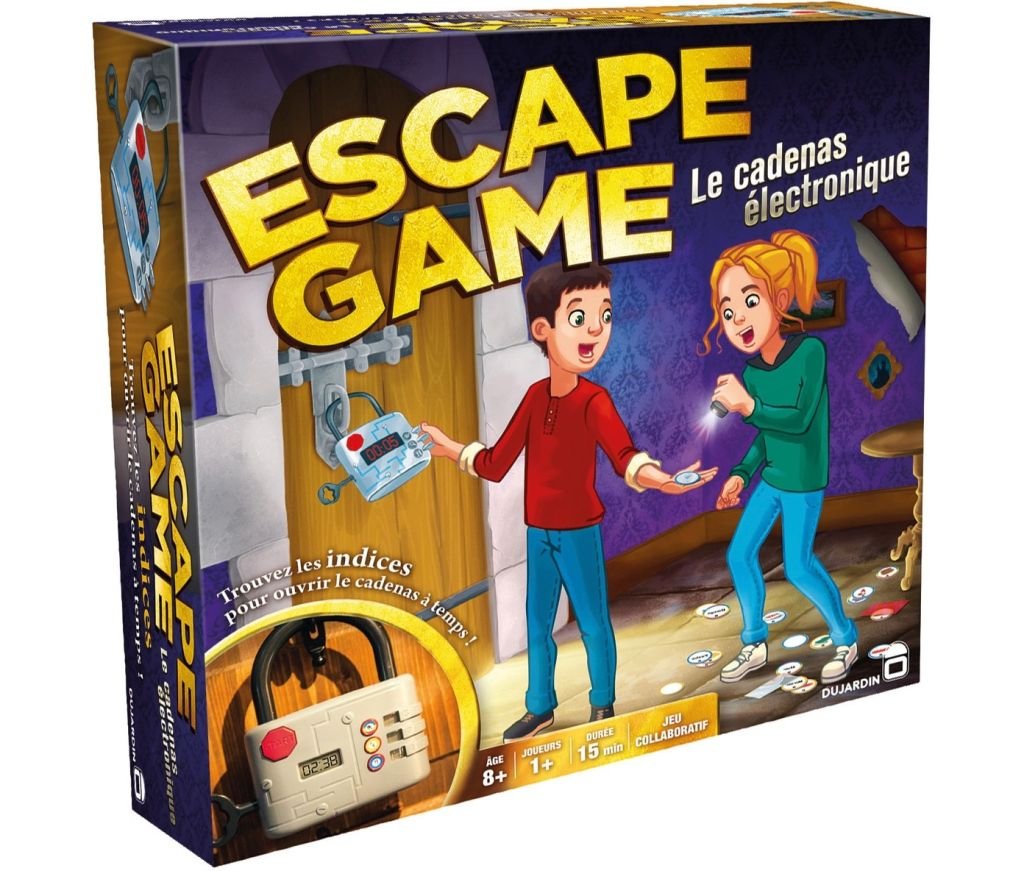 Jeu de societe escape game le cadena electronique