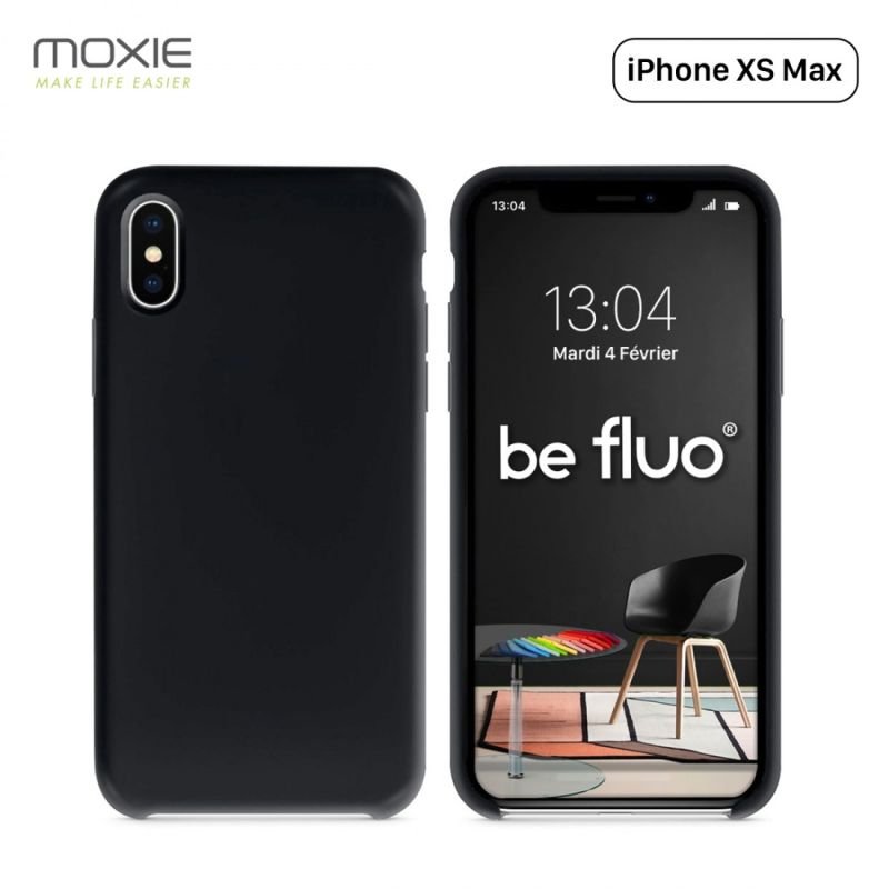 Coque iPhone xs max noir befluoipxsmaxblk