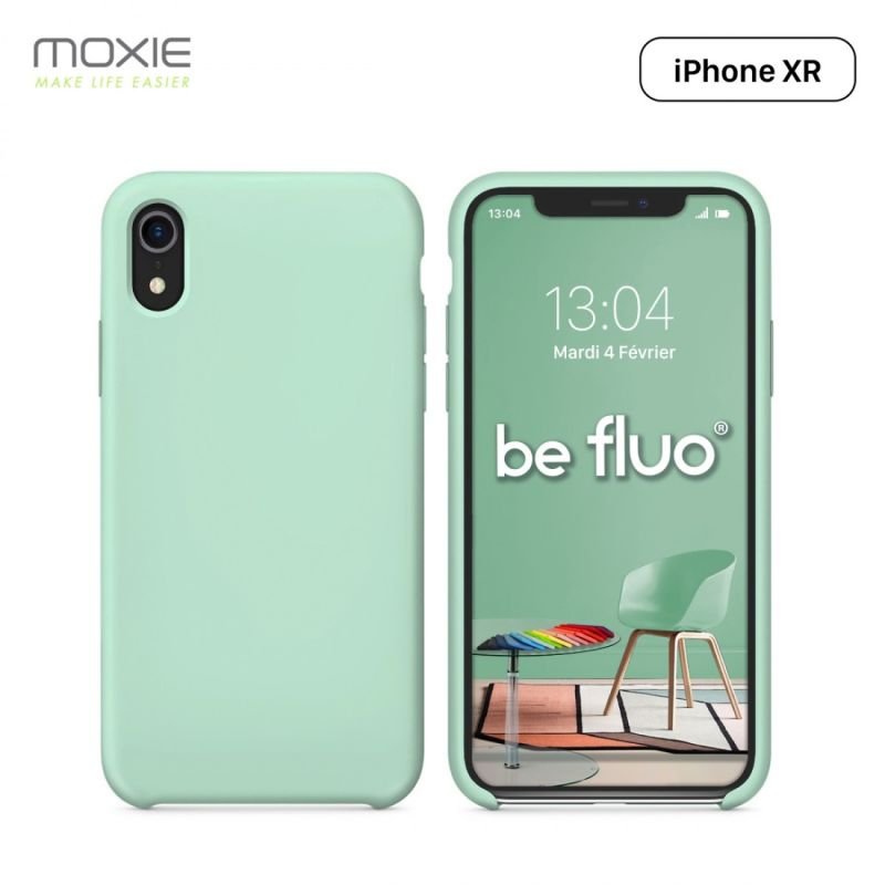 Coque iPhone xr menthe befluoipxrmint