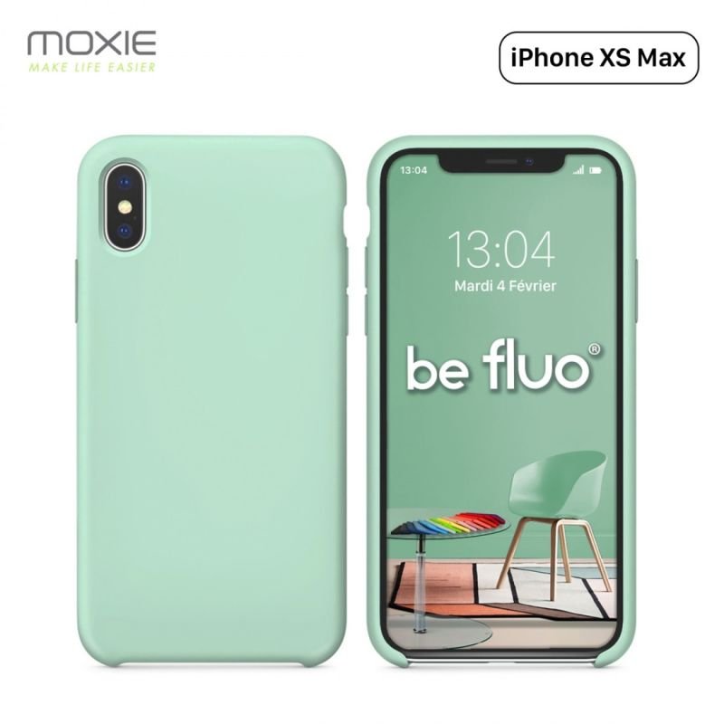 Coque iPhone xs max menthe befluoipxsmaxmint