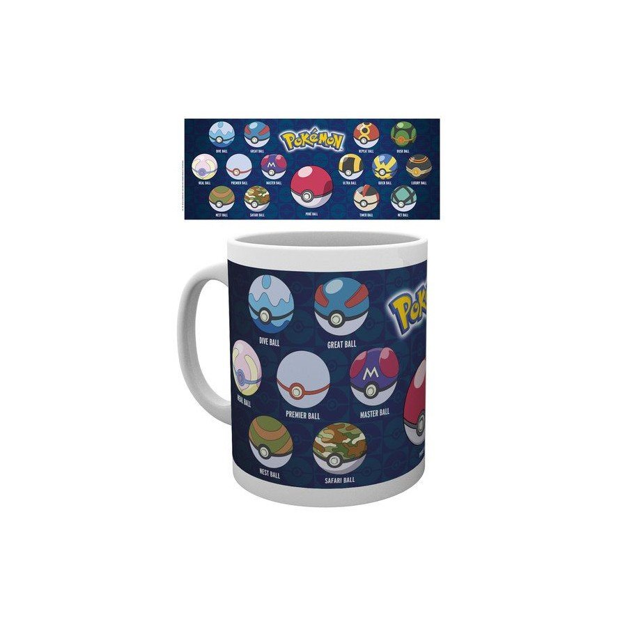 Figurines goodies mug pokeball collection