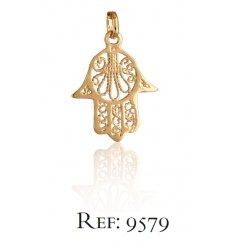 Pendentif plaque or 9579