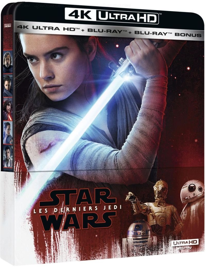 Star wars les derniers jedi blu-ray 4k