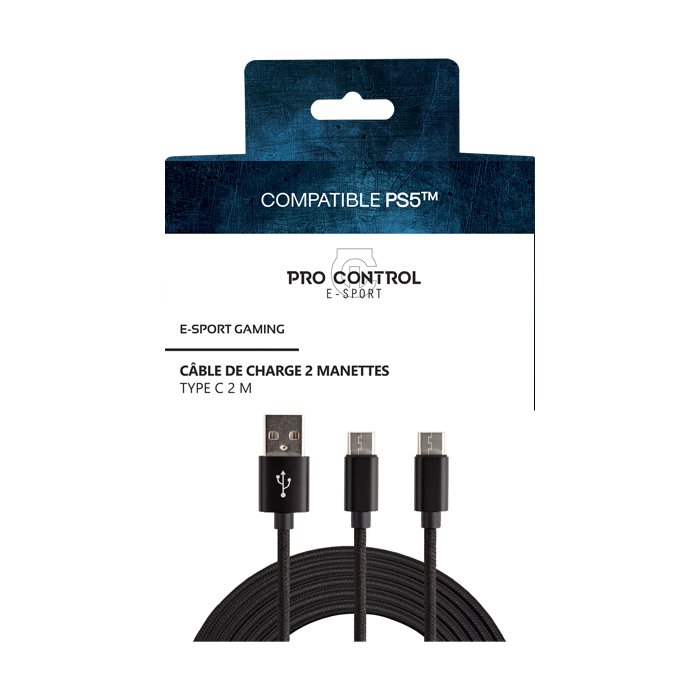Cable de charge type c tresse 3m 1708