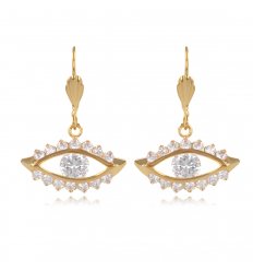 Boucles d oreille plaque oeil de 22647