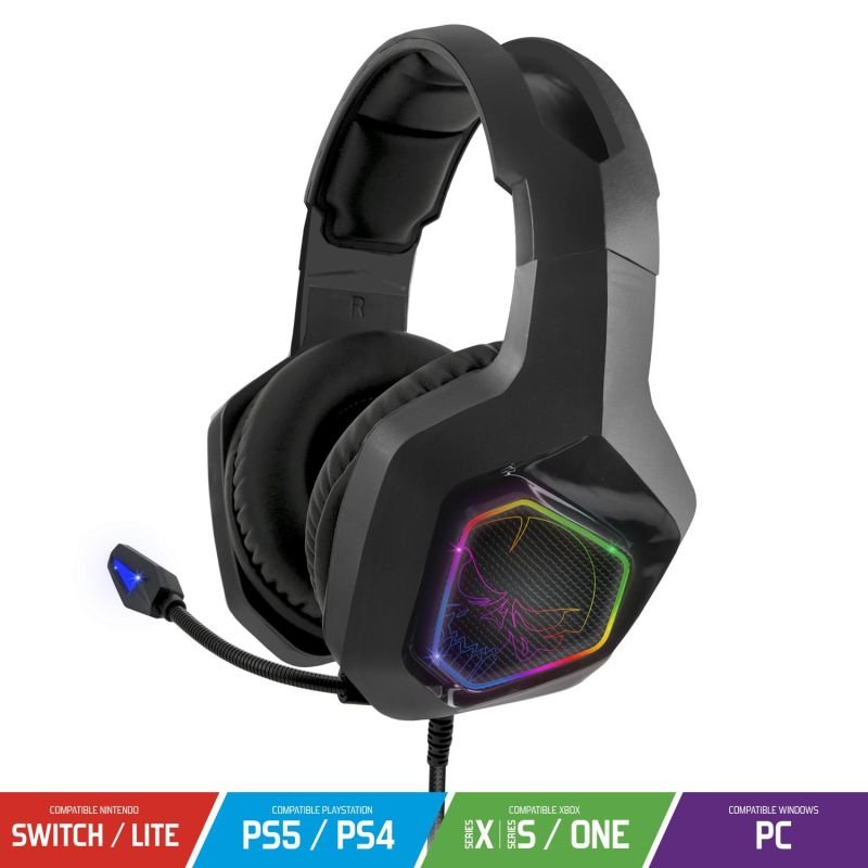 Casque crossplay elite-h50 black mic-eh50bk