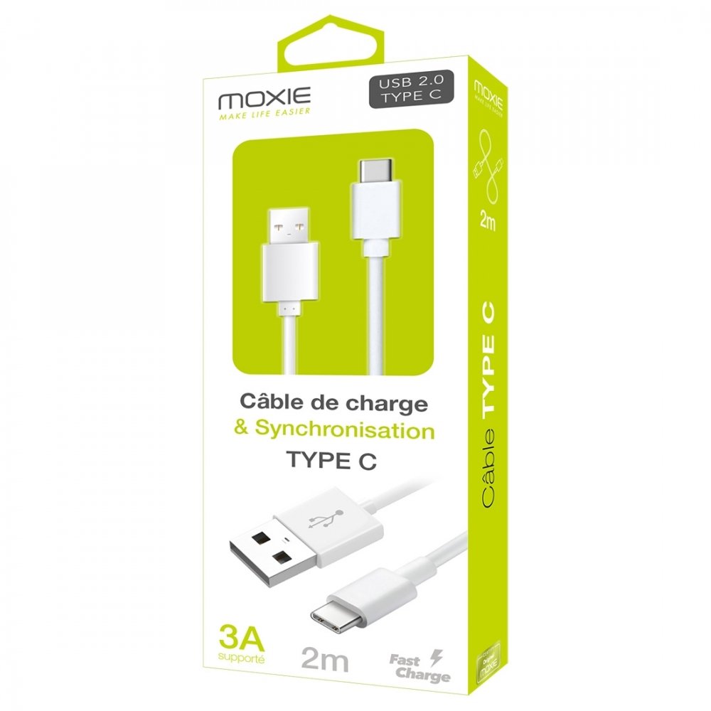 Cable usb-c data 2m datausbc2mblist