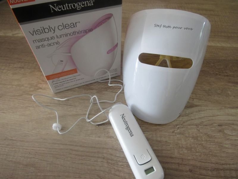 Masque luminotherapie vivibly clear
