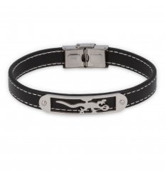 Bracelet acier strass