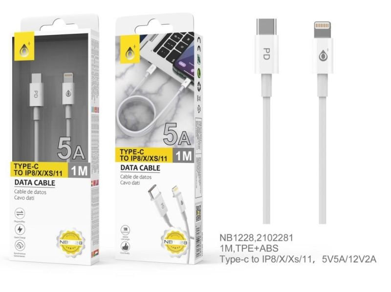 Cable type c vers lightning ip12 803216