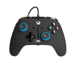 Manette fil xbox x bleu hint 320052m