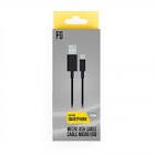 Cable charge usb micro usb 1m noir