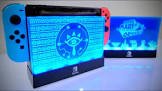 Light up dock shield switch