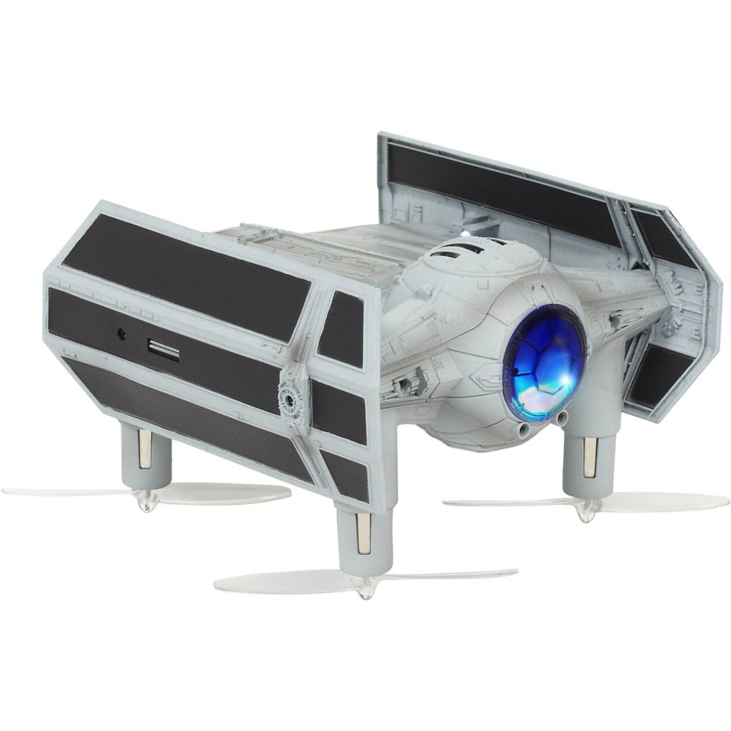 Fighter battling quad drone tie advanced x1