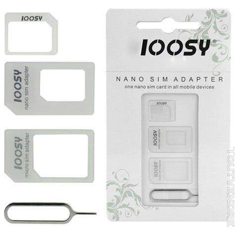 Nano sim adapter adaptateur carte sim