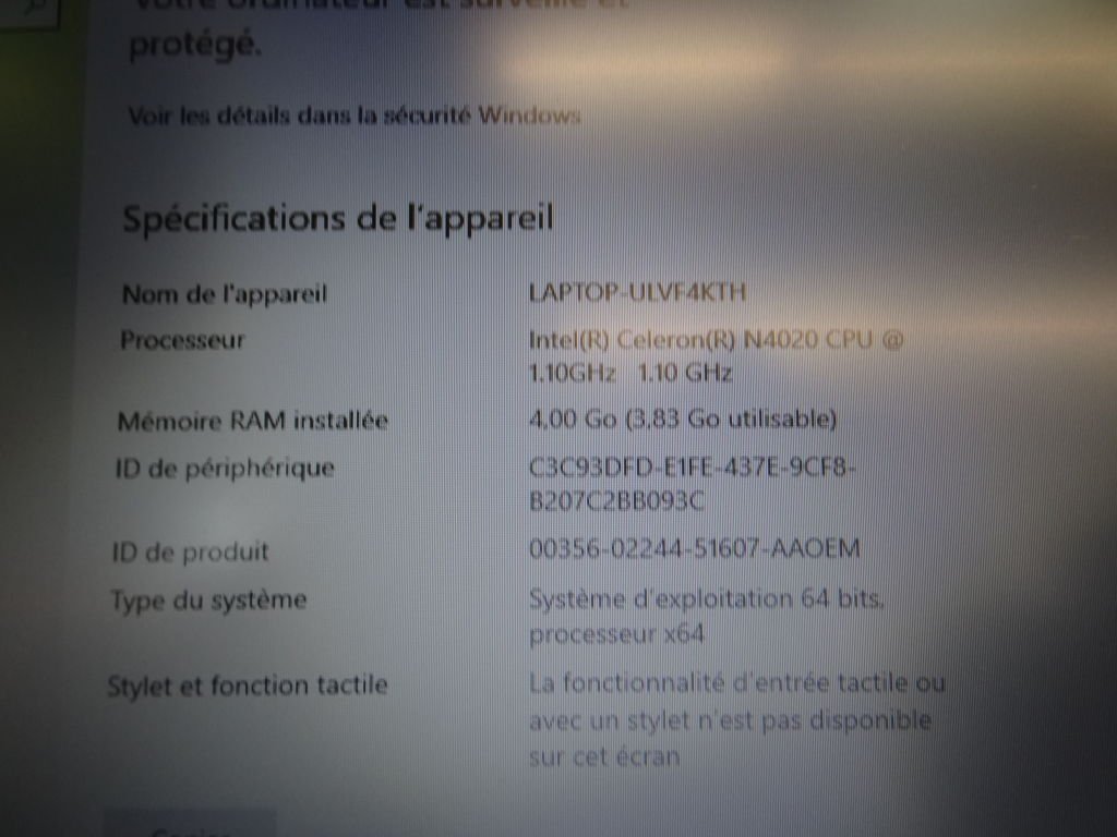 Ordinateur portable r429m