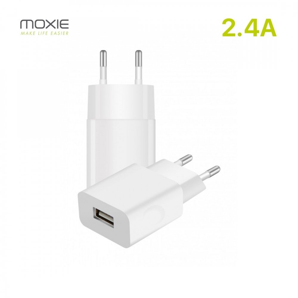 Chargeur secteur 2.4a 1usb vrac charg2.4evo