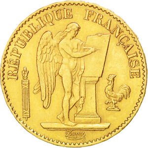 Piece 20 francs genie 2e republique